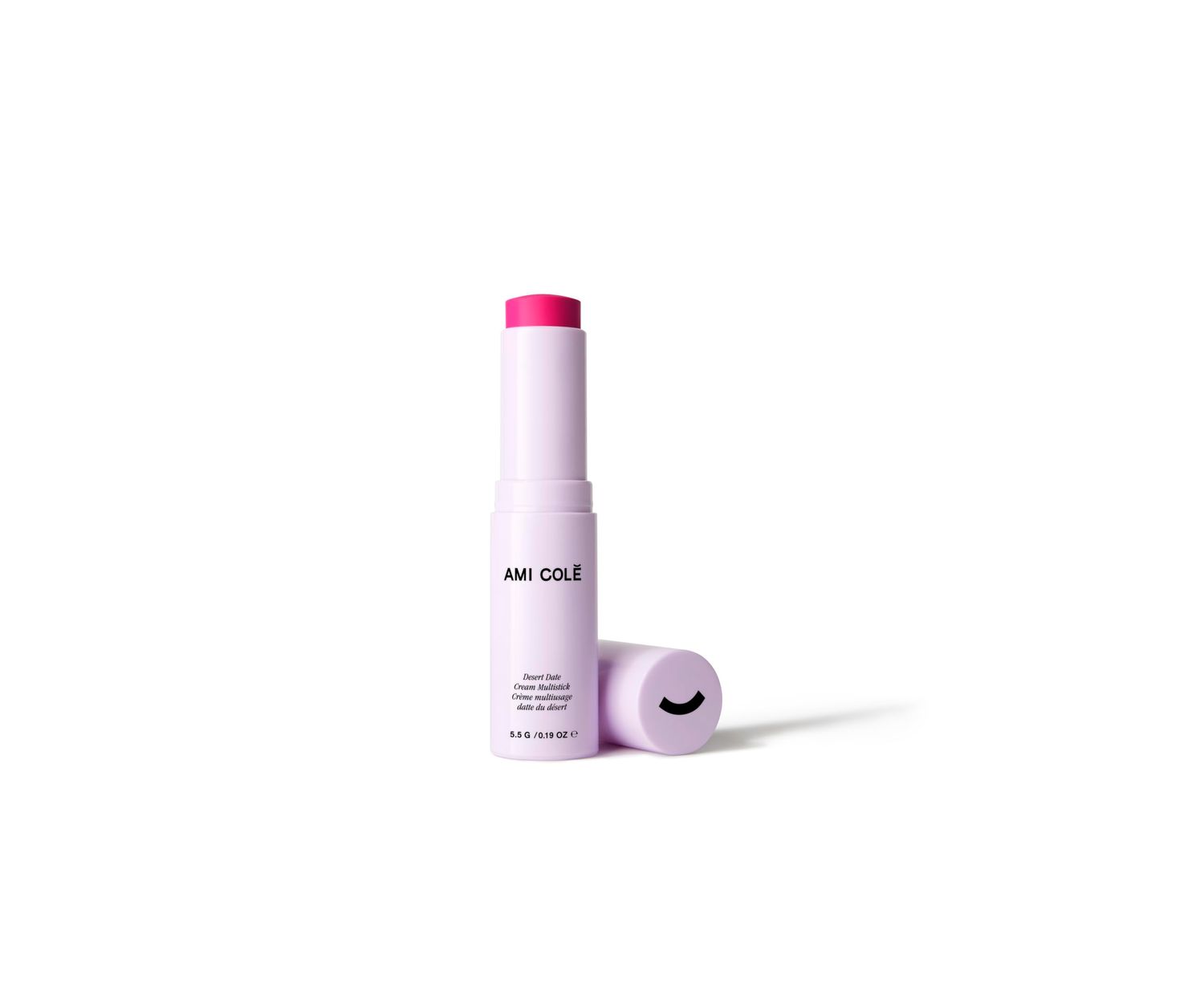AMI COL Lip and Cheek Cream Multistick, Cream Blush Contour Stick, Lipstick for Women, Blush Stick, Lip and Cheek Tint, Highlighter Make Up Stick (Pink Sel)