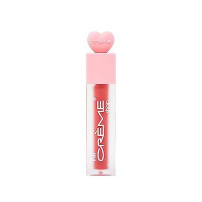 The Creme Shop&#39;s Ultra-Moisturizing, 12HR Long-Lasting Glossy Lip Stain - Sunflower Seed Oil &amp; Glycerin Infused for Soft, Hydrated Lips - TEDDY