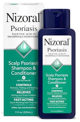Nizoral Scalp Psoriasis Shampoo &amp; Conditioner, 11 Ounce