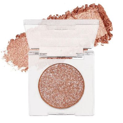 AMY&#39;S DIARY Single Glitter Eye shadow Make Up, Highly Pigmented Intense Color - Highly Purified, Safe Eyeshadow makeup for Girl (01#) (07)