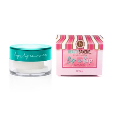 Beauty Bakerie Travel Makeup Remover Wipes for Face Waterproof Make Up, Liquid Lipstick Remover Makeup Pads for Sensitive Skin, 50 Count