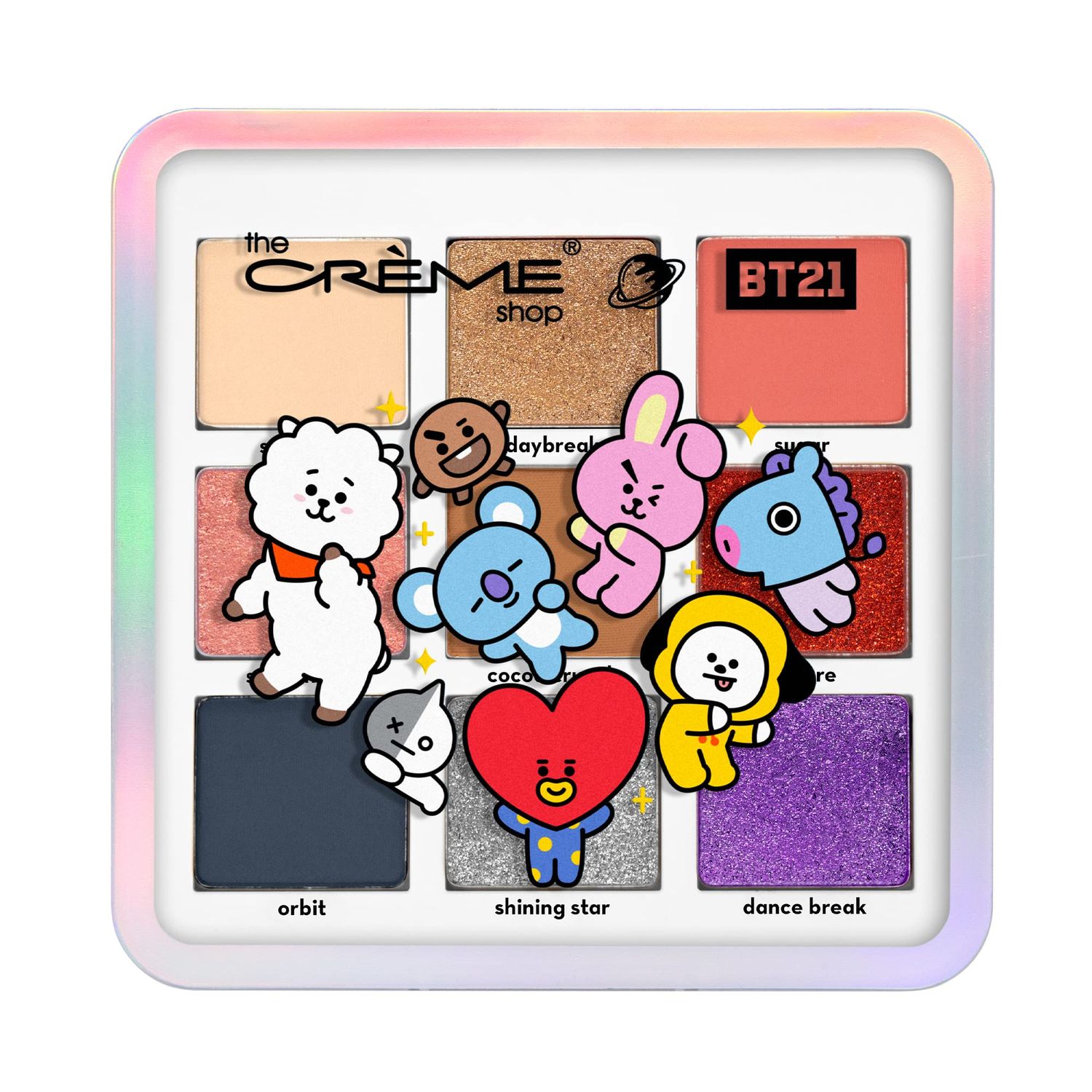 The Crme Shop | BT21 UNIVERSTAR POP Eyeshadow Palette
