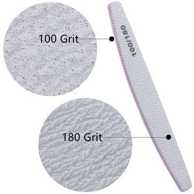 BTYMS 25 Pcs 100180 Grit Nail Files and Buffers Professional Double Sided Emery Boards Manicure Tool for Acrylic Nails