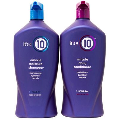 It&#39;s A 10 Miracle Moisture Shampoo 33.8 Oz &amp; Daily Conditioner 33.8 Oz Duo.