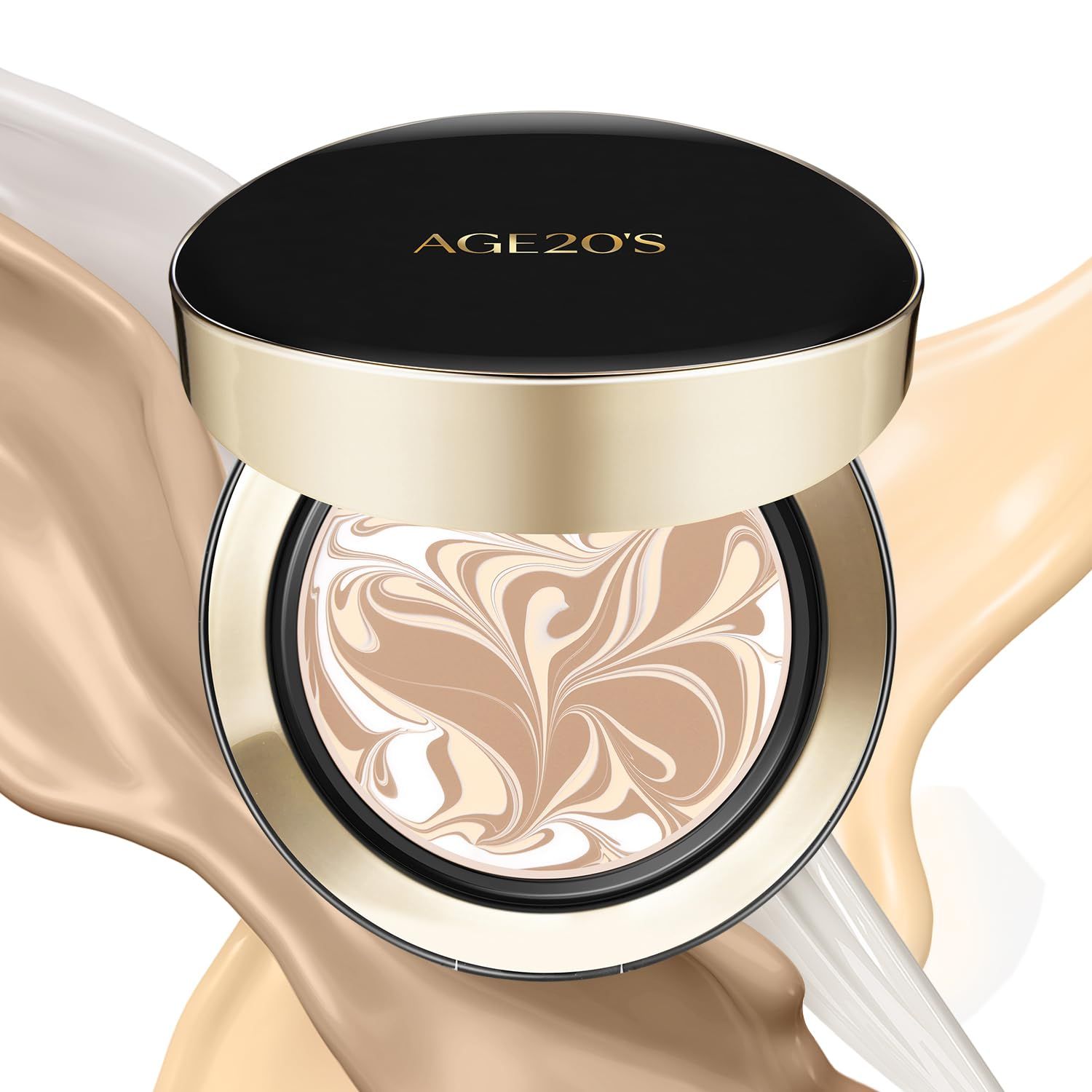 AGE20&#39;S Signature Essence Pact SPF 50 | Pack of 1 | 21N VANILLA | Cream Foundation, Dewy Finish, Natural Coverage | Korean Cushion Foundation