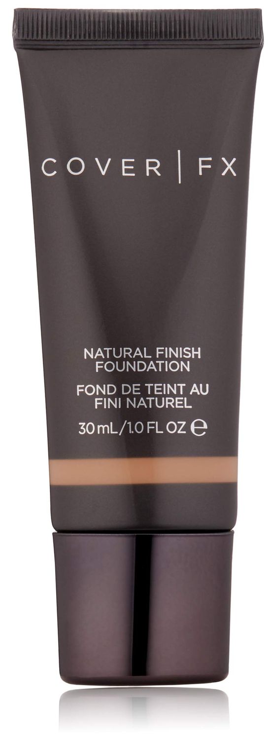 Cover FX Natural Finish Foundation Water-based Foundation that Delivers 12-hour Coverage and Natural, Second-Skin Finish with Powerful Antioxidant Protection - N100, 1 Fl Oz