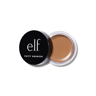 e.l.f. Putty Bronzer, Creamy &amp; Highly Pigmented Formula, Creates a Long-Lasting Bronzed Glow, Infused with Argan Oil &amp; Vitamin E, Tan Lines, 0.35 Oz