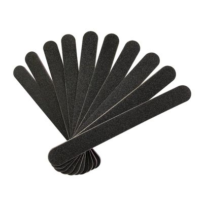 HeeYaa Nail File 10 PCS Professional Double Sided 100180 Grit Nail Files Emery Board Black Manicure Pedicure Tool and Nail Buffering Files