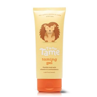 T is for Tame - Kids Hair Styling Gel, All-Natural Alcohol-Free Hair Gel for Kids &amp; Toddlers, 2023 Launch Date (3.38 Fl Oz Pack of 1)