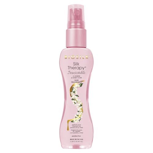 BioSilk Irresistible Collection Silk Therapy Hair Fragrance 2.26oz. Jasmine &amp; Honey Scent, 2.26 ounces