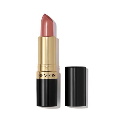 Revlon Super Lustrous Lipstick, Lip Makeup Gift, Stocking Stuffers for Women, Creamy, Moisturized Feel in Nudes &amp; Browns, Bare It All (755), 0.15 oz