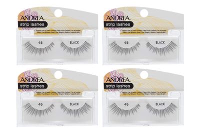 Andrea False Lashes Style 45 - Black 4 pairs