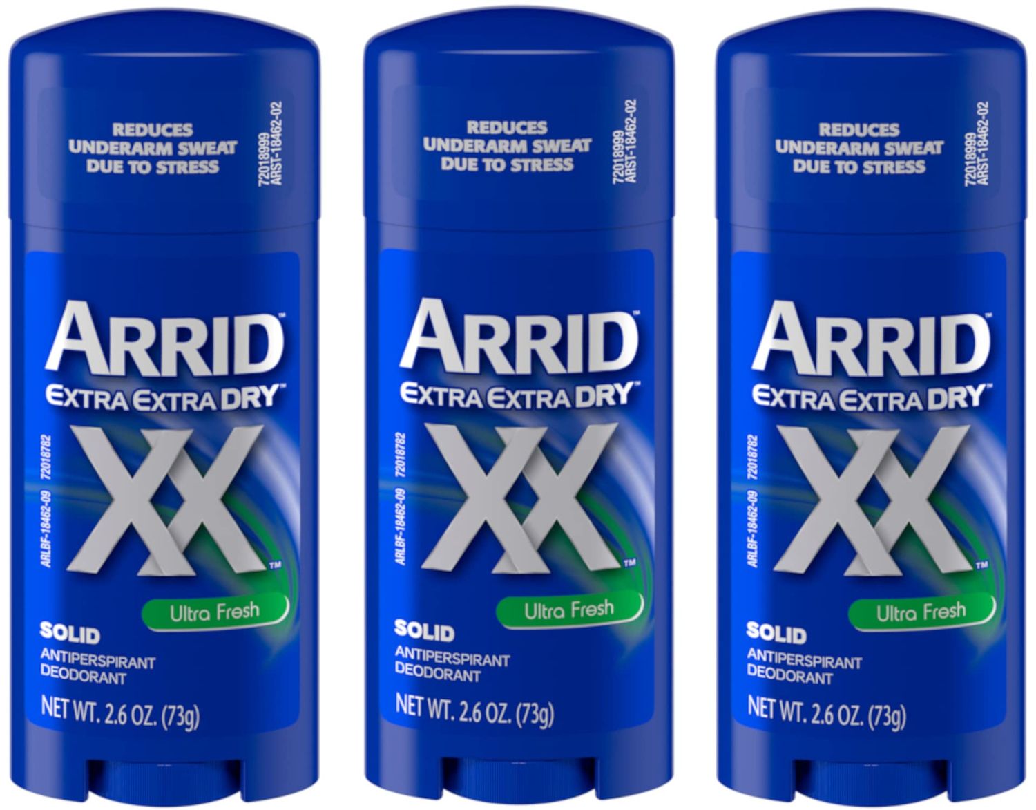 Arrid XX Solid Antiperspirant &amp; Deodorant-Ultra Fresh-2.7 oz (Quantity of 3)