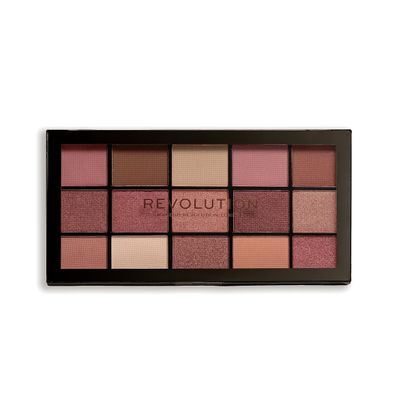 Revolution, Reloaded Eyeshadow Palette, Includes 15 Highly Pigmented Shades, Matte &amp; Shimmer Finishes, Long Wearing, Provocative, 15 X 0.03 Oz.
