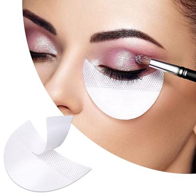Kalolary 120 Pcs Eye Shadow Shields, Eyeshadow Pads Stencils Lint Free Under Eye Pads Eyeshadow Patches For Eyelash ExtensionsLip Makeup
