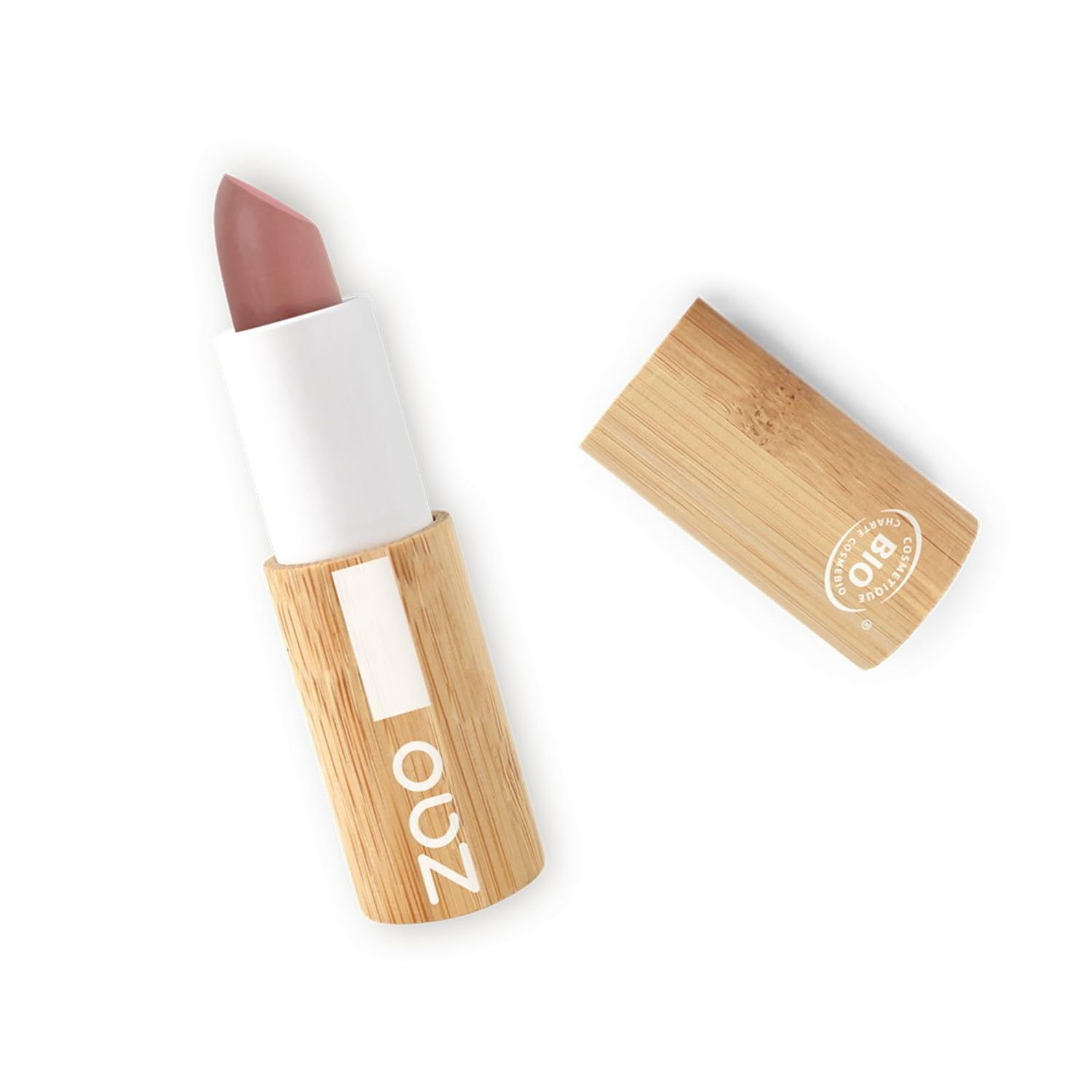 Zao Classic Lipstick Lustrous Moisturizing Creamy Formula Bamboo Case Long Lasting Intense Color Ultra Pigmented High Impact Makeup Lip Color Organic Pomegranate Extract &amp; Shea Butter 3.5gr (476)