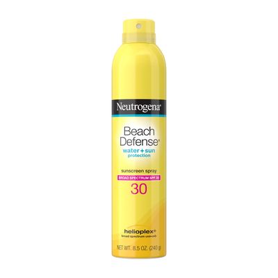 Neutrogena Beach Defense Sunscreen Spray SPF 30 Water-Resistant Sunscreen Body Spray with Broad Spectrum SPF 30, PABA-Free, Oxybenzone-Free &amp; Fast-Drying, Superior Sun Protection, 8.5 oz