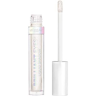 L&#39;Oreal Paris Brilliant Eyes Shimmer Liquid Eye Shadow, Longwearing Lasting Shimmer, Crease Resistant, Flake-Proof, Precision Applicator, Quick Dry, Non-Greasy, String of Pearls, 0.1 oz.