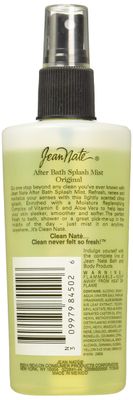 Jean Nate After Bath Splash, Original Bath Body Mist Infused with Vitamin E and Aloe Vera, Softens &amp; Smoothes Skin, Citrus Scent, 8 Fl Oz