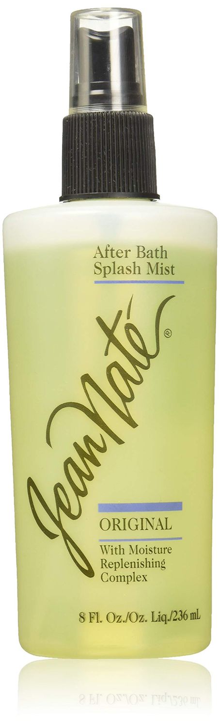 Jean Nate After Bath Splash, Original Bath Body Mist Infused with Vitamin E and Aloe Vera, Softens &amp; Smoothes Skin, Citrus Scent, 8 Fl Oz