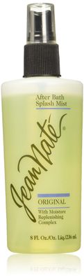 Jean Nate After Bath Splash, Original Bath Body Mist Infused with Vitamin E and Aloe Vera, Softens &amp; Smoothes Skin, Citrus Scent, 8 Fl Oz