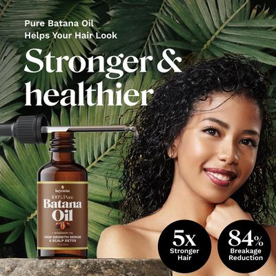 Keyoma Hair Oil with Rosemary for Hair Growth - 100% Organic Batana Oil from Honduras - Reduce Hair Loss &amp; Detox Your Scalp (30 mL)