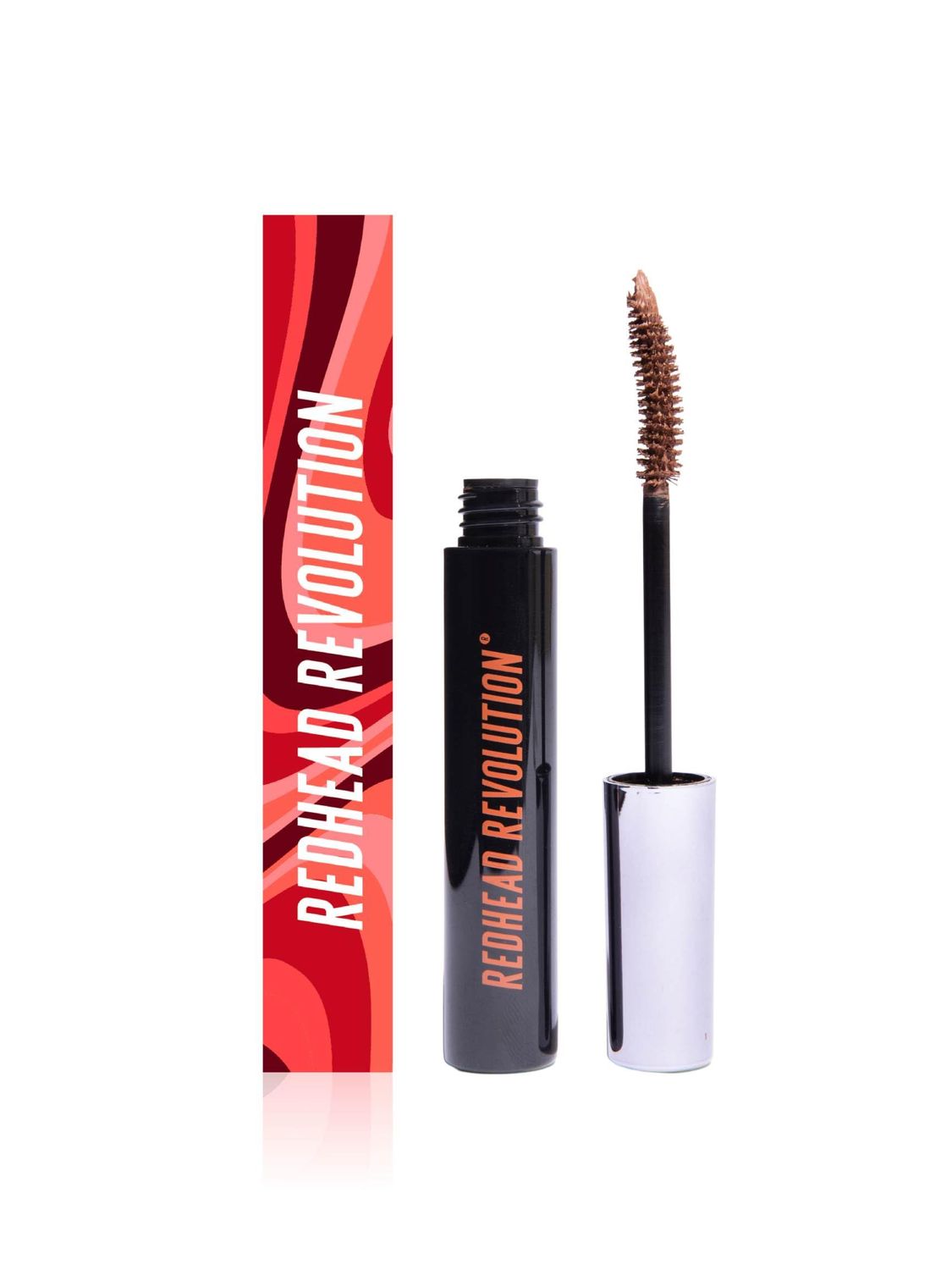 Redhead Revolution&#39;s Vegan Gingerlash Redhead Mascara | Light Brown Mascara for Redheads &amp; Blondes (Genuine Ginger)