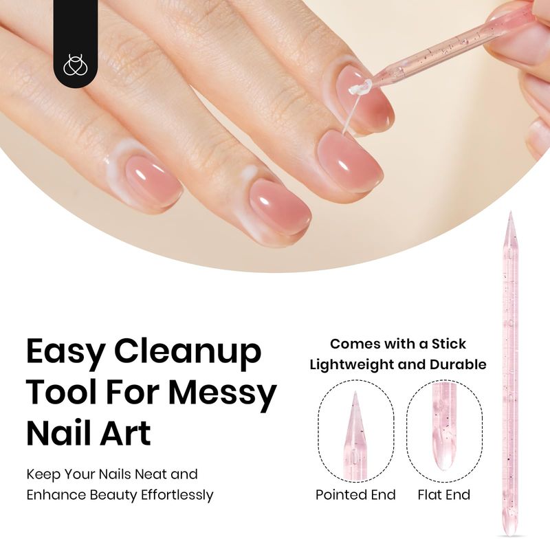beetles Gel Polish Liquid Latex for Nails 15ML Simple Peel off Cuticle Guard for Nail Polish Nail Art Liquid Latex Barrier Protector Manicure Cuticle Protectors with Stick Valentine's Day Gifts