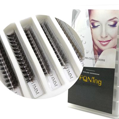 FQNing Premade Fans Eyelash Extensions 1000 Fans Handmade Collection Pointy Base 8D Volume Lash Extensions Permade Fans 0.07 C Curl Premade Lash Fans 9-16mm Mix Middle Stem