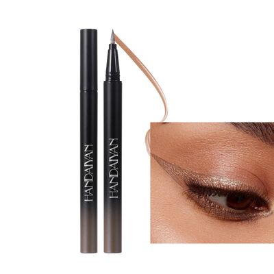 ONarisae liquid eyeliner waterproof metallic ink eyeliner pencil long lasting high pigmented Brown