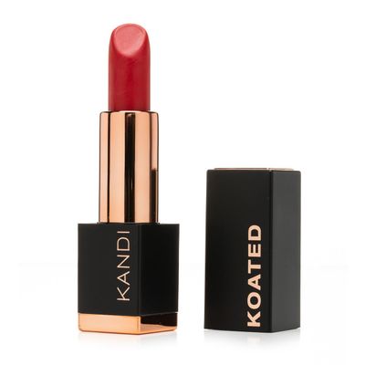 Kandi Koated Satin Lip Color Firestarter Soft &amp; Creamy Lipstick Kandi Burruss | Rich Colors, Paraben-Free, Cruelty-Free Creme Lipstick | Beauty &amp; Makeup