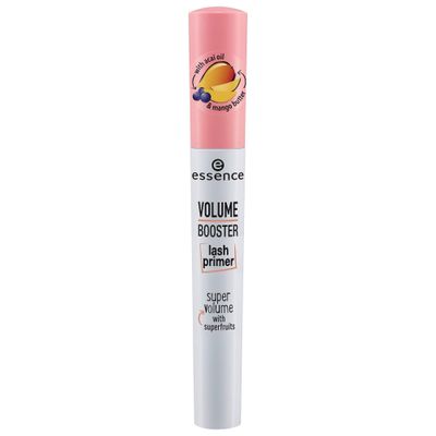 essence | Volume Booster Lash Primer Mascara | Infused with Mango Butter and Acai Oil for Nurtured Lashes | Conditioning Mascara Primer | White | Vegan | Paraben &amp; Cruelty Free (Pack of 1)