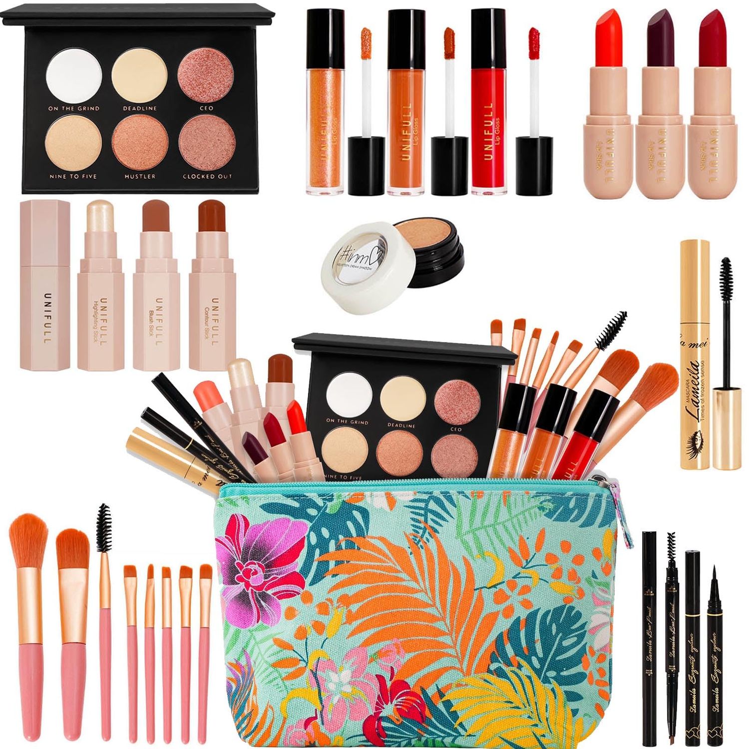 UNIFULL All In One Makeup Kit, Makeup Kit for Women Full Kit,Multipurpose Women&#39;s Makeup Sets,Beginners and Professionals Alike,Easy to Carry