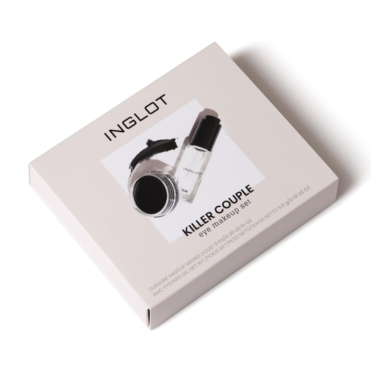 Inglot Eye Set | Duraline  AMC Eyeliner Gel 77