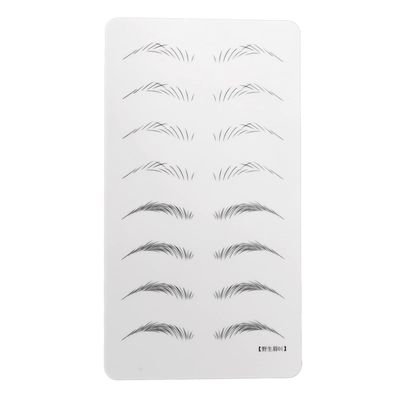 Microblading Practice Skin, Double Sided Practice Skin For Eyebrow Tattoos, Permanent Makeup Silicone Needling, Fake Skin Training Sheets Supplies (01)
