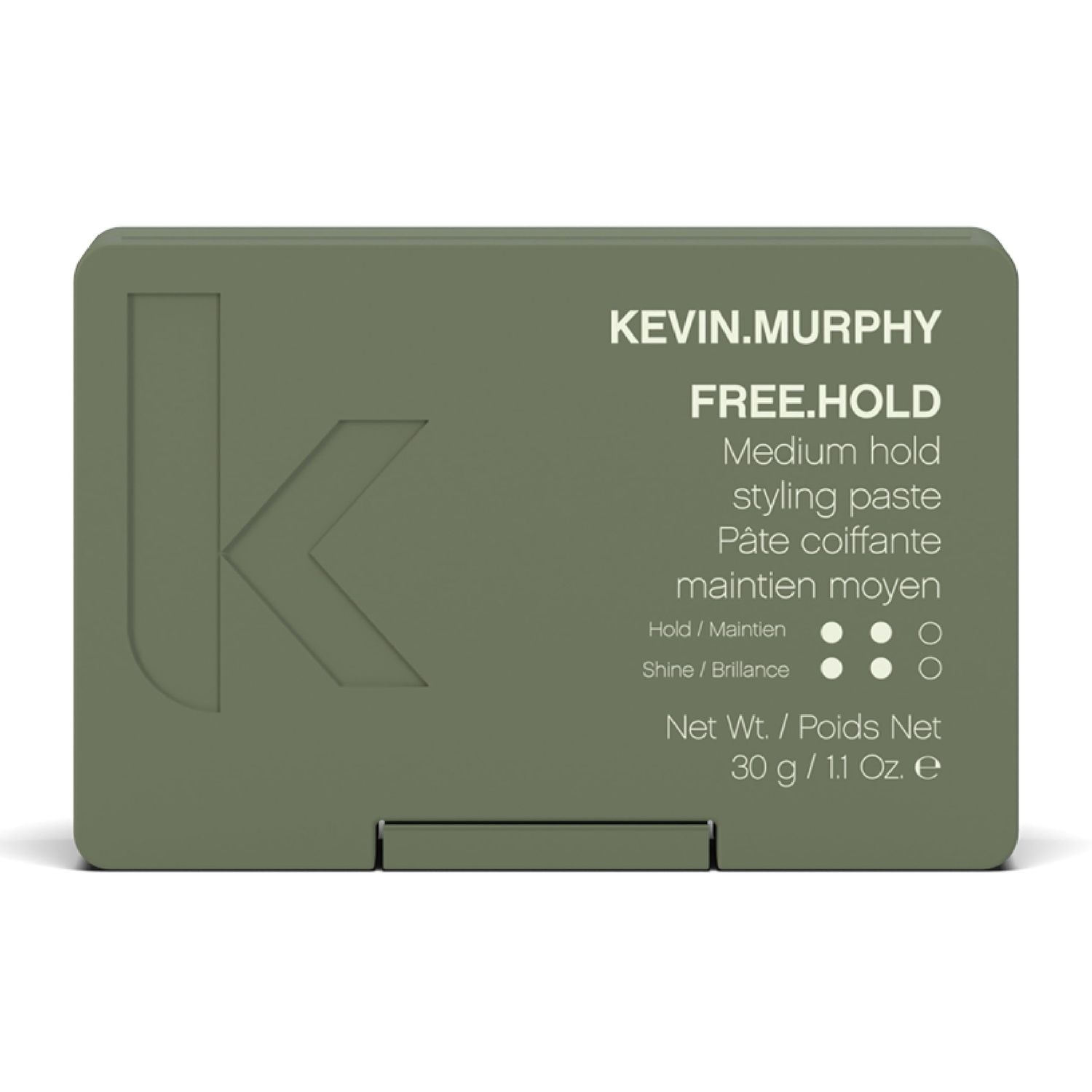 KEVIN.MURPHY FREE.HOLD - Hair Styling Paste - For All Hair Types - Medium Hold - Hair Breakage Prevention - Hair Styling Product - Paraben Free Hair Care - 30 g  1.1 oz