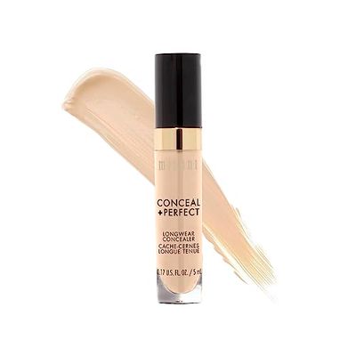 Milani Conceal  Perfect Longwear Concealer - Light Nude (0.17 Fl. Oz.) Vegan, Cruelty-Free Liquid Concealer - Cover Dark Circles, Blemishes &amp; Skin Imperfections for Long-Lasting Wear