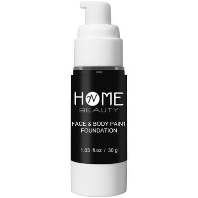 7V Home Beauty Black Face Paint, Body Paint &amp; Foundation Makeup Non-Toxic Special Effect SFX Makeup Kit,Halloween Costume Cosplay (1.05 fl.oz, Black)