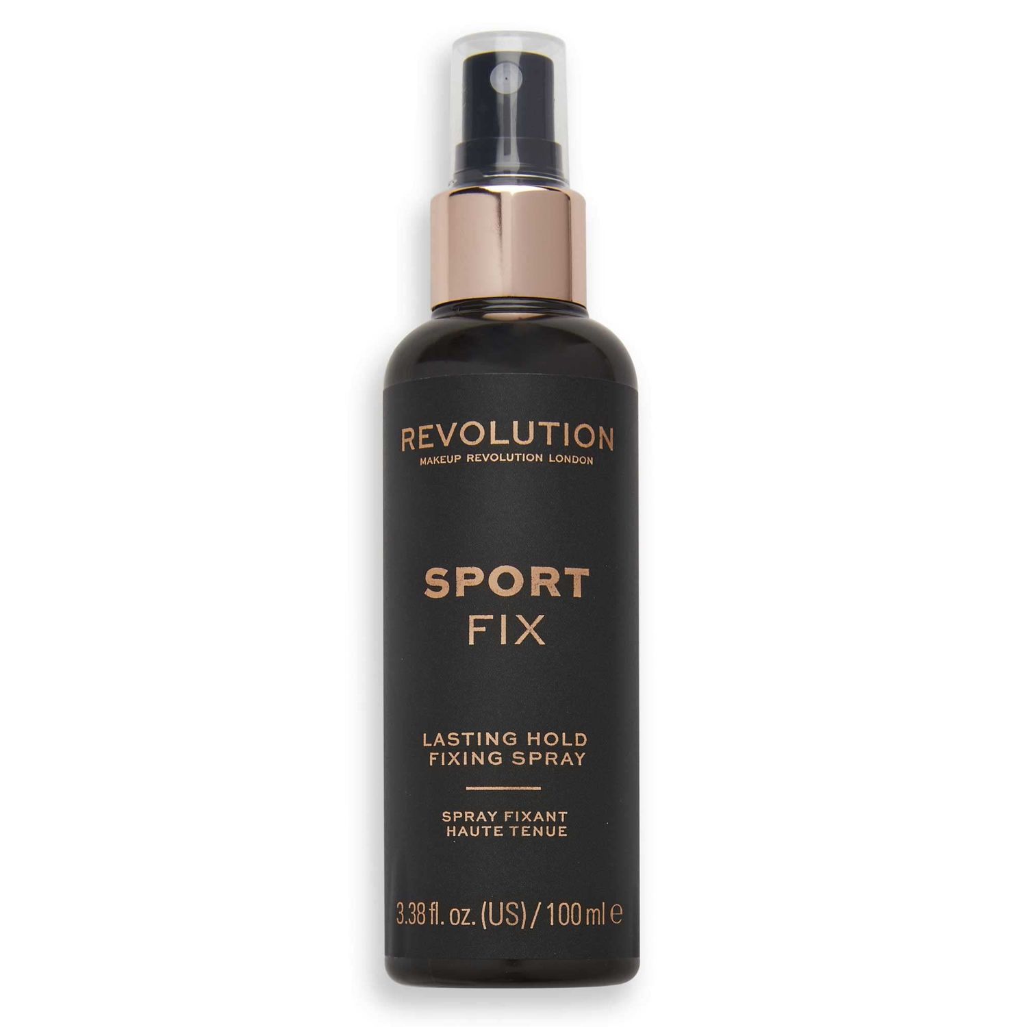 Makeup Revolution Sport Fix Fixing Spray, Fit &amp; Flawless, for Long Lasting Makeup, Vegan &amp; Cruelty-Free, 3.38 Fl Oz