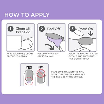 KISS imPRESS No Glue Mani Press On Nails, Design, 'On My Mind', White, Medium Size, Almond Shape, Includes 30 Nails, Prep Pad, Instructions Sheet, 1 Manicure Stick, 1 Mini File