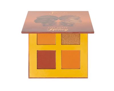 Juvia&#39;s Place Rebel Quad Honey Eyeshadow Palette - Shades of 4, Professional Eye Makeup, Pigmented Eyeshadow Palette, Makeup Palette for Eye Color &amp; Shine, Pressed Eyeshadow Cosmetics