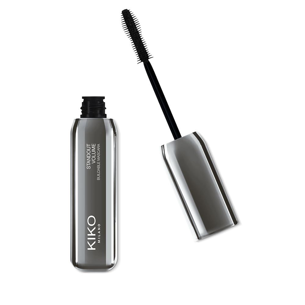 KIKO Milano Standout Volume Buildable Mascara | Buildable Volume-Enhancing Effect Mascara, From Natural To Intense