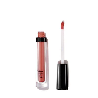 e.l.f. Cosmetics Tinted Lip Oil, Long Lasting &amp; Sheer Coverage, Non-Sticky, Hydrates, Adds Shine, Infused with Jojoba, Apricot &amp; Vitamin E, Pink Kiss, 0.1 Oz