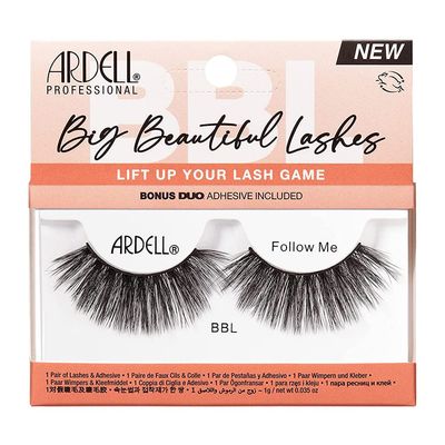 Ardell BBL Big Beautiful Lashes 969 Follow Me, with DUO Clear Adhesive, 1 pack