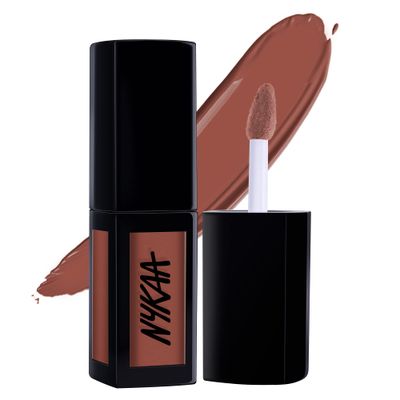 Nykaa Cosmetics Matte to Last Transfer Proof Liquid Lipstick - Lip Makeup with Intense Color Payoff - Long Lasting Lip Product - 05 Madras Kaapi - 0.16 oz