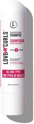 Love Ur Curls LUS Brands Shampoo for Curly, Wavy, Kinky-Coily Hair, 8.5 oz - Sulfate-Free Gentle, Moisturizing Shampoo - Hair Care Products for Soft, Smooth Curl Definition
