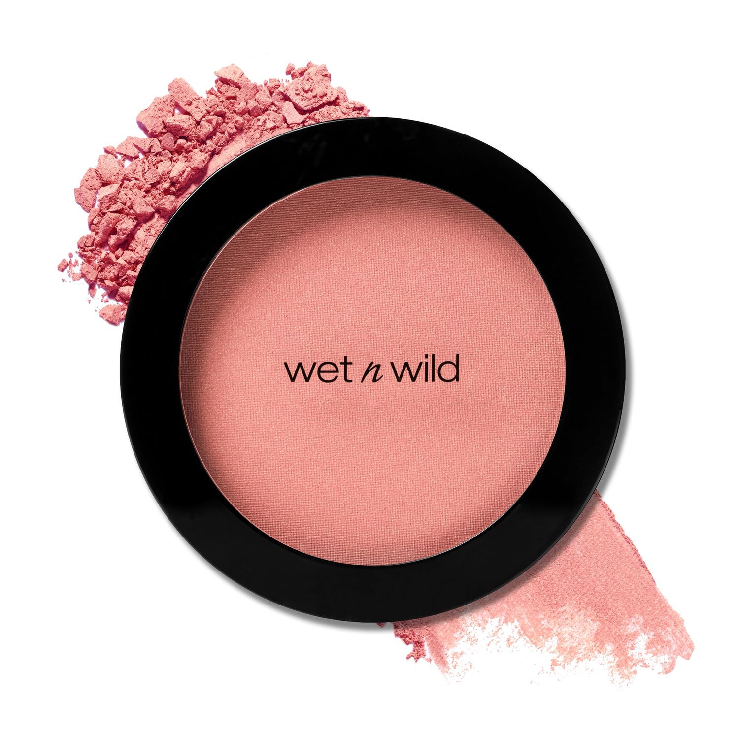 wet n wild Color Icon Blush, Effortless Matte Natural Sheer Glow &amp; Seamless Blend, Luxuriously Infused Smooth Jojoba Oil, Cruelty-Free &amp; Vegan - Pinch Me Pink