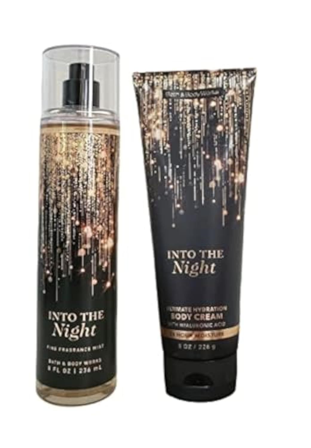 Bath &amp; Body Works - Into the Night - Fine Fragrance Mist and Ultra Shea Body Cream - Full Size (Packaging Varies)