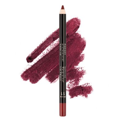 Radiant Professional Waterproof Lip Liner Pencil - Long Lasting Lip Liner Pencil for Defined Lips - Soft &amp; Creamy Lipliner Pencil with Vitamin E - Longwearing Lip liner Pencil 1.20g (11 WINE)