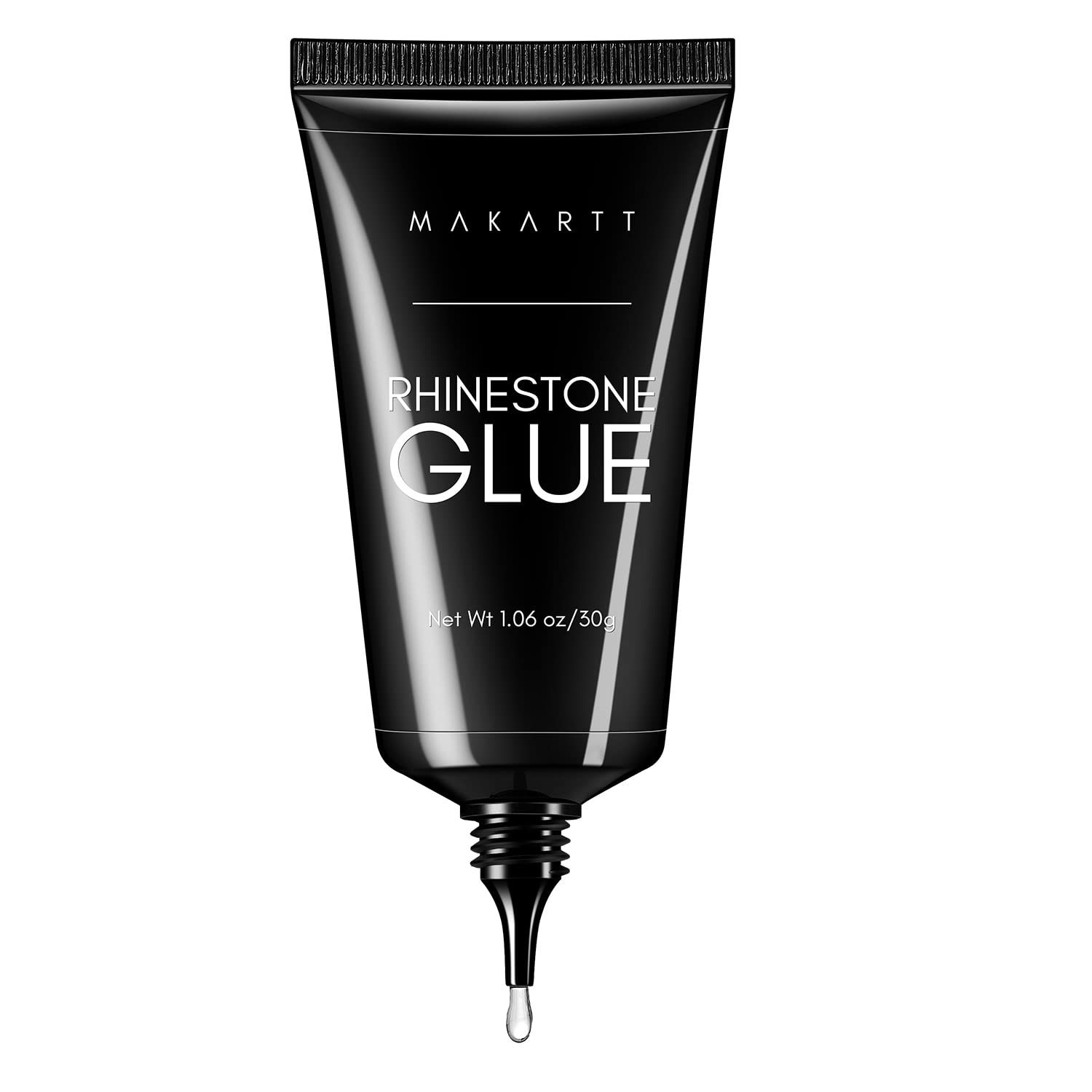 Makartt Nail Rhinestone Glue for Nails Super Strong Gel Nail Glue for Valentines Day Decorations Nail Charm 3D Nails Bling Gel for Nail Gem Nail Art Jewel Diamonds 30ML Cured Need Beauty Gift